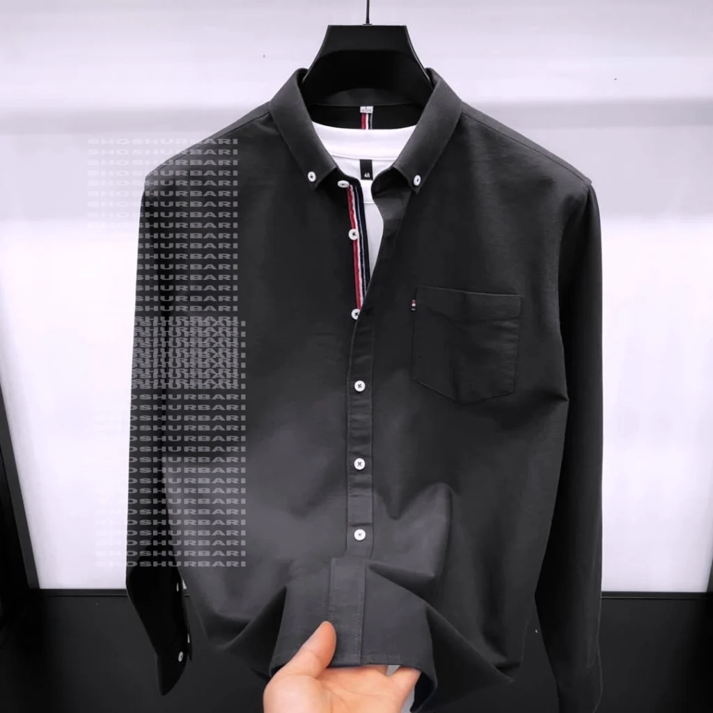 SINGLE POCKET SOLID BLACK