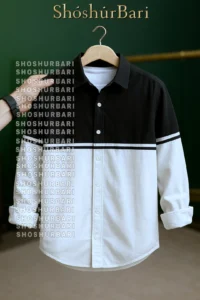 Blck white design shirt