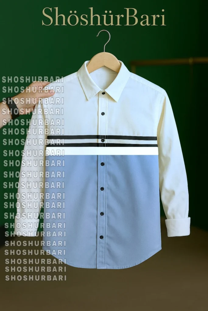 white & sky blue design