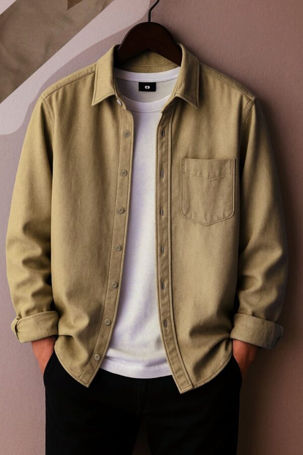 PREMIUM SINGLE POCKET SOLID SHIRT(2) MTI